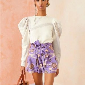 Ulla johnson Paloma shorts in zinnia